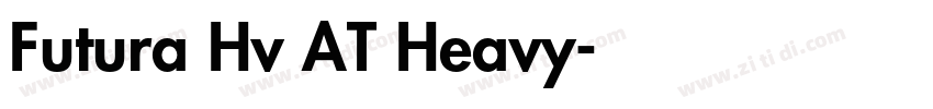 Futura Hv AT Heavy字体转换 Futura Hv AT Heavy字体转换